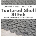 Textured Shell Stitch by Crafting Happiness MAIN PINTEREST POSTER 1