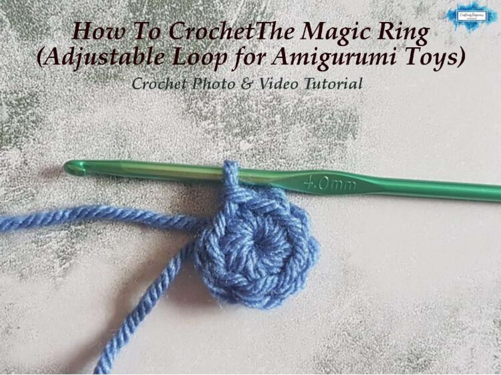 hybride Triviaal robot Crochet Magic Ring (Adjustable Loop for Amigurumi Toys) - Crafting Happiness