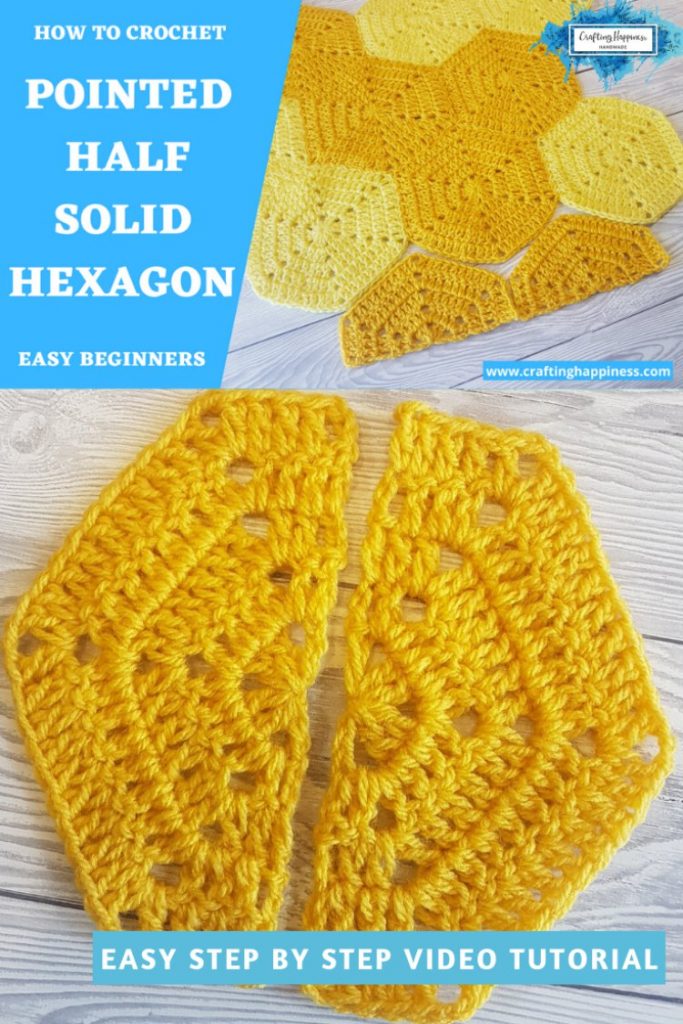 Half Solid Hexagon Pointed Half Easy For Beginners Video Tutorial 1