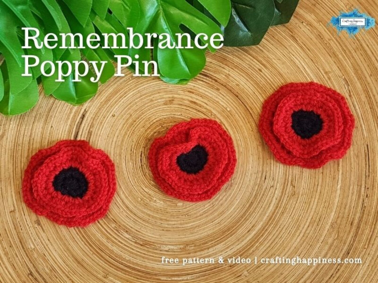 FB BLOG POSTER TEMPLATE - Remembrance Poppy Pin
