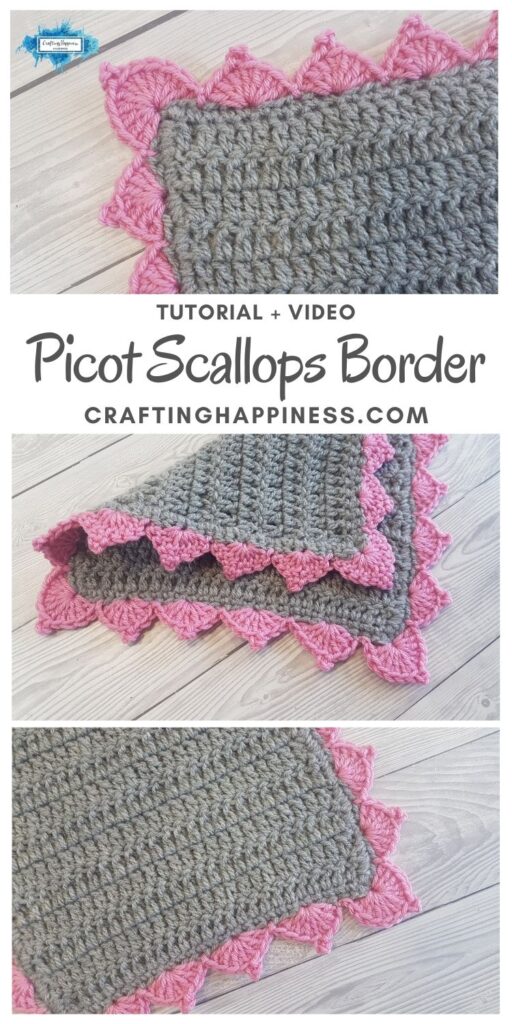 MAIN PIN BLOG POSTER Picot Scallops Border For Blankets _ Crafting Happiness