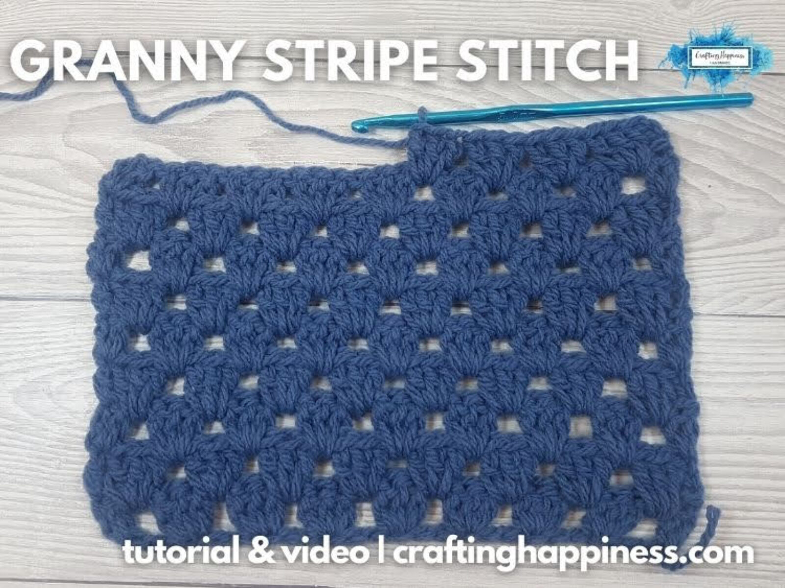FB BLOG POSTER - Granny Stripe Stitch Crafting Happiness