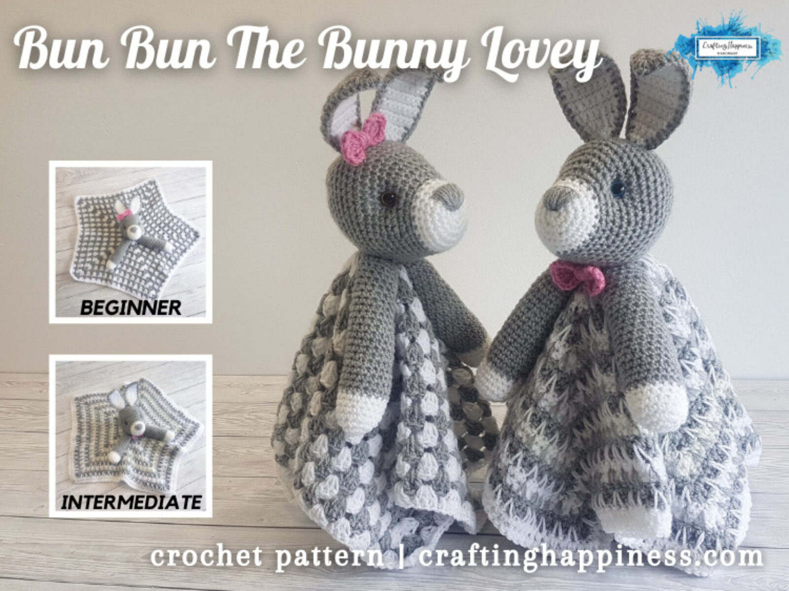 FACEBOOK BLOG POSTER - Bun Bun The Bunny Lovey Crafting Happiness