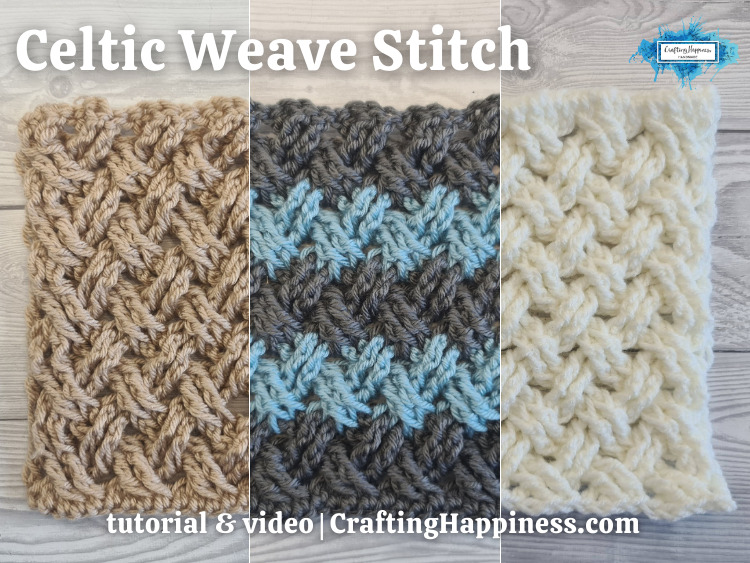 FB BLOG POSTER - Celtic Weave Stitch Crafting Happiness