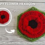 FB BLOG POSTER - Poppy Flower Hexagon Crafting Happiness
