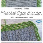 MAIN PIN BLOG POSTER - Crochet Lace Border Crafting Happiness