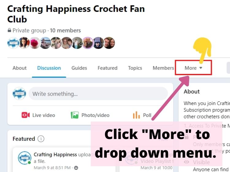 V2 BLOG PHOTO 1 - Crafting Happiness Crochet Fan Club - Benefit PDF Files