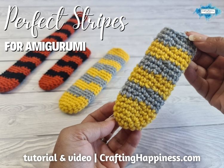 FB BLOG POSTER - How To Crochet the Perfect Stripes For Amigurumi Crafting Happiness
