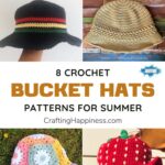 8 Crochet Bucket Hat Patterns For Summer PIN 1