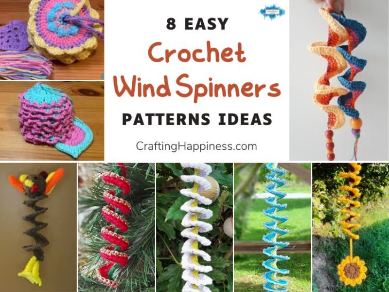 8 Easy Crochet Wind Spinner Patterns Ideas FB POSTER