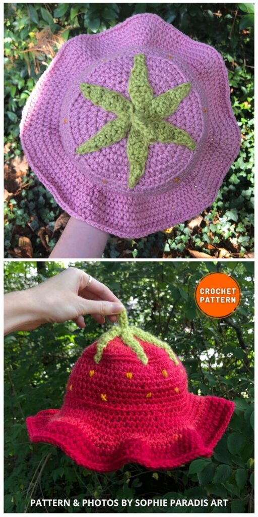 Crochet Strawberry Bucket Hat - 8 Cute Crochet Strawberry Bucket Hat Patterns