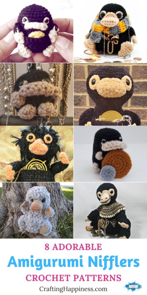 8 Adorable Amigurumi Niffler Crochet Patterns PINTEREST 3