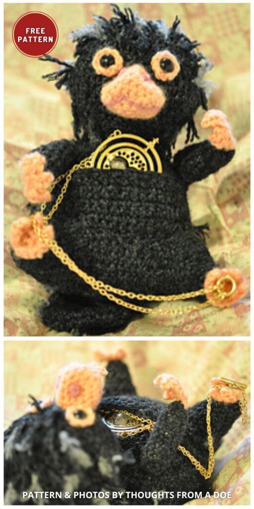 Norman The Niffler - 8 Adorable Crochet Amigurumi Niffler Patterns