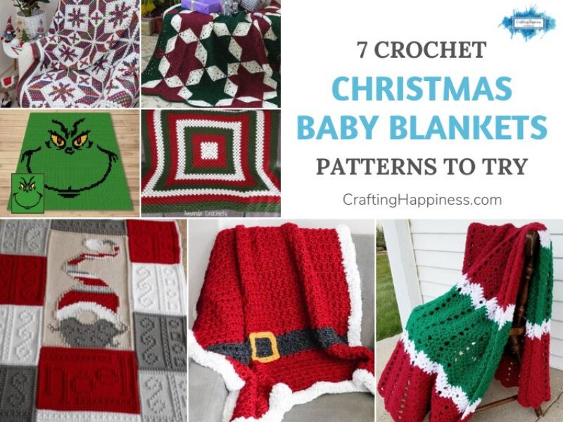 7 Crochet Christmas Baby Blanket Patterns To Try FB POSTER
