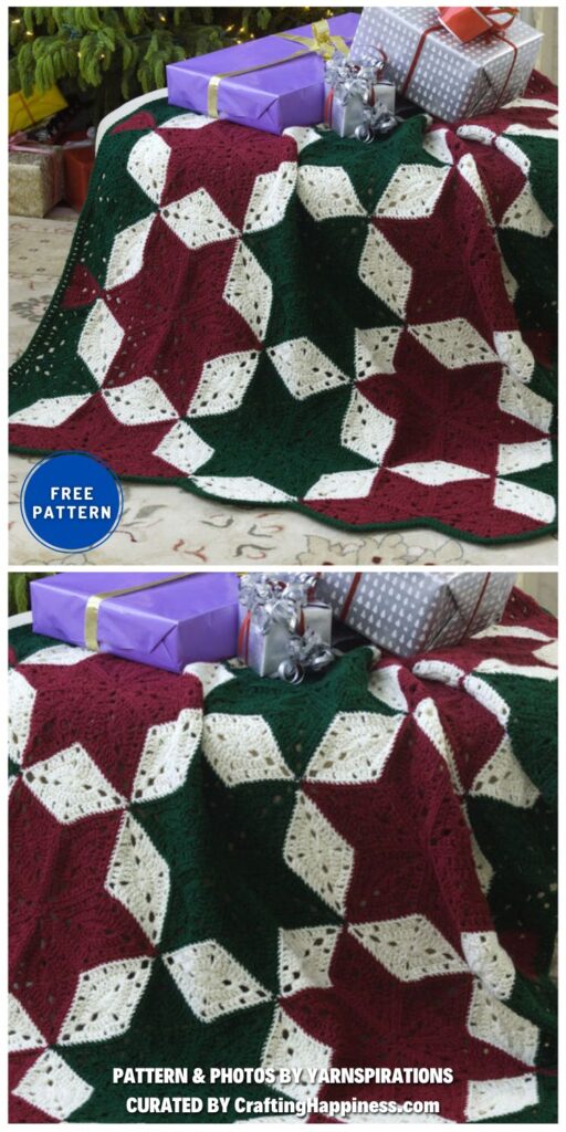 7 Crochet Christmas Baby Blanket Patterns To Try Crafting Happiness