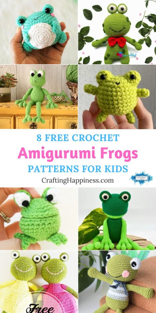 8 Free Crochet Amigurumi Frog Patterns For Kids PINTEREST 1