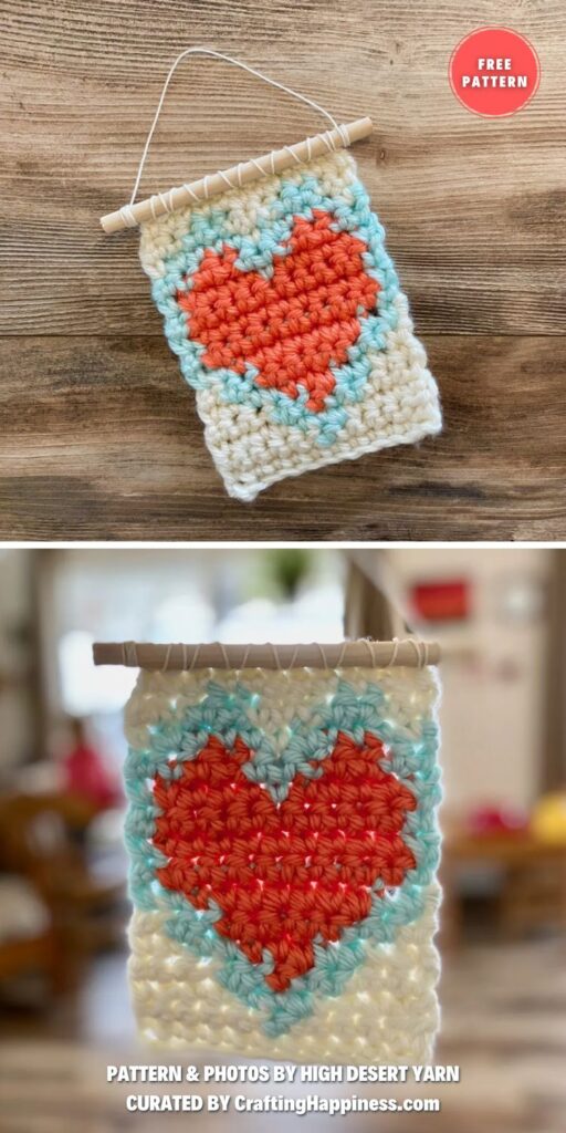 Mini Heart Wall Hanging