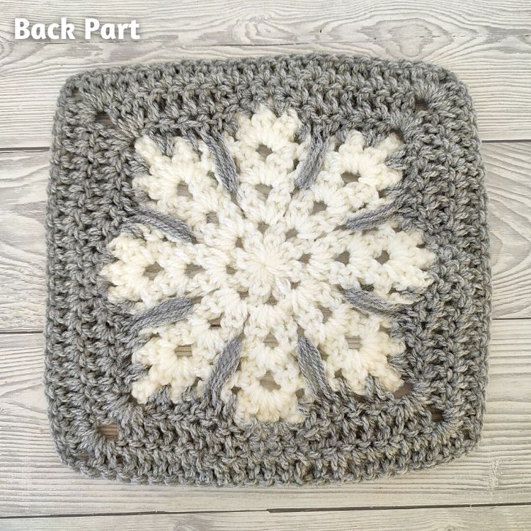 BLOG PATTERN SWATCHES 3 - Crochet Snowflake Square _ Crafting Happiness
