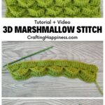 MAIN PIN BLOG POSTER - 3D Marshmallow Stitch by Crafting Happiness