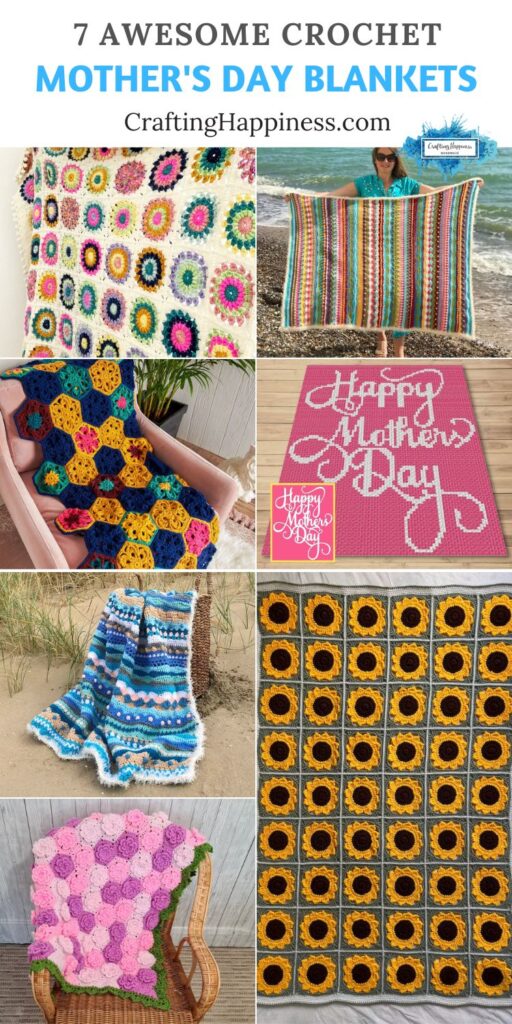 7 Awesome Crochet Mother's Day Blankets PIN 2