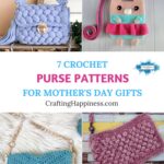 7 Crochet Purse Patterns For Mother's Day Gifts PIN 1