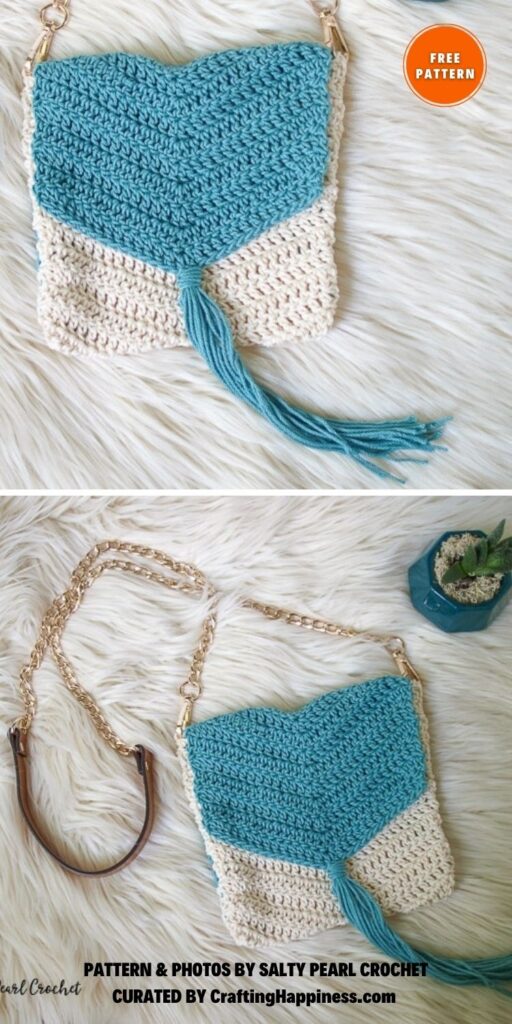 Easy Boho Crochet Purse - 7 Crochet Purse Patterns For Mother's Day Gifts