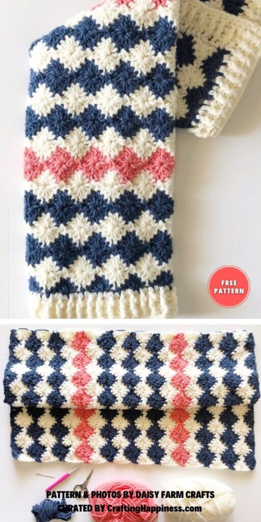 Harlequin Blankets - 7 Awesome Crochet Mother's Day Blanket Pattern Ideas