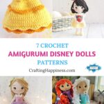7 Crochet Amigurumi Disney Doll Patterns PIN 1