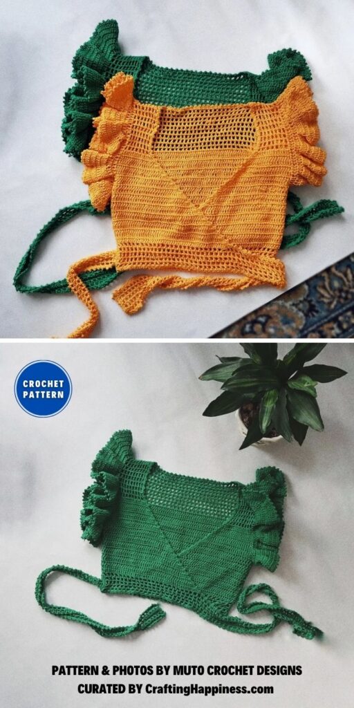 Wrap Top Crochet Pattern - 8 Crochet Crop Top Patterns For Summer