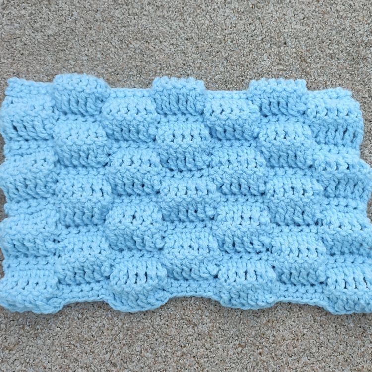 BLOG PATTERN SWATCHES 1 - Crochet Bump Stitch - Crafting Happiness