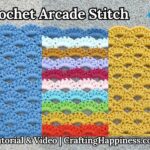 FB BLOG POSTER - Crochet Arcade Stitch - Crafting Happiness