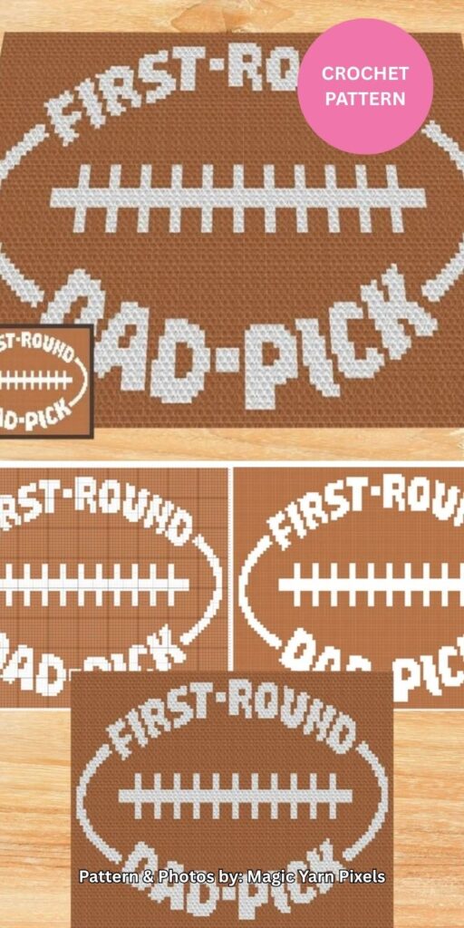First-Round Dad Pick - 8 C2C Crochet Father's Day Blankets Patterns Ideas