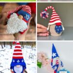 PIN 1 - 6 Independence Day Patriotic Gnomes Crochet Patterns - Crafting Happiness