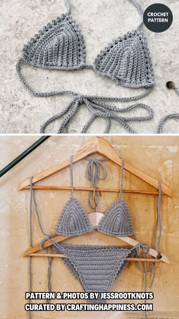 1. Crochet Pattern for Bikini Set - 6 Crochet Bikini Set Patterns For The Summer Holiday - Crafting Happiness