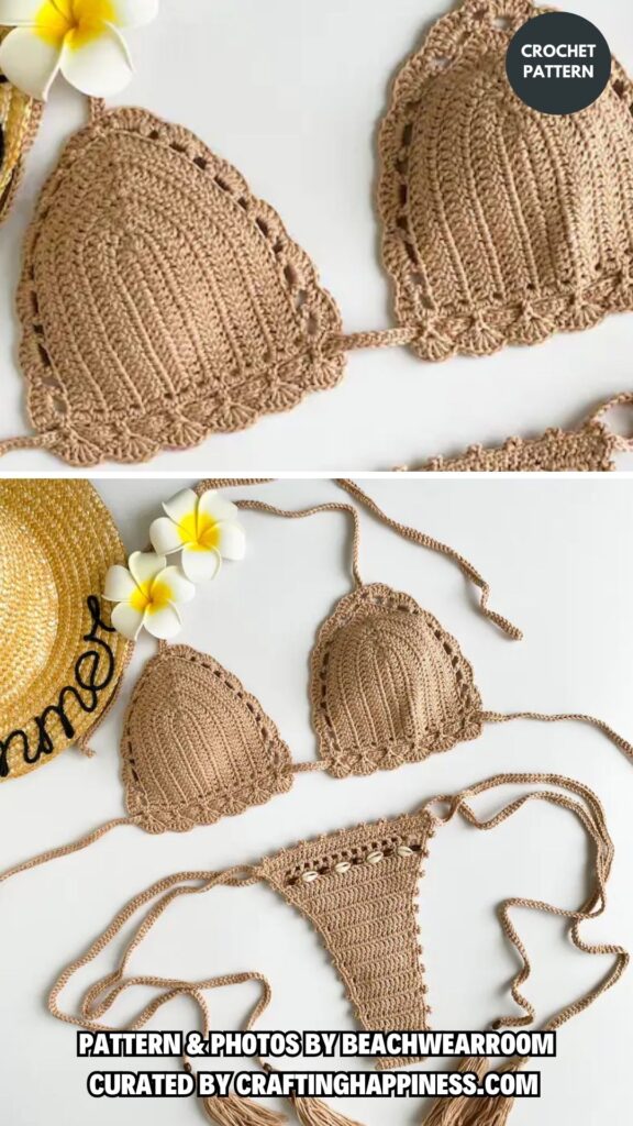 5. Crochet bikini pattern - 6 Crochet Bikini Set Patterns For The Summer Holiday - Crafting Happiness