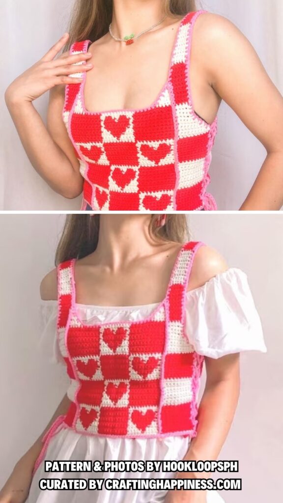 3. Iracebeth Crochet Corset Top Pattern - 6 Simple And Easy Crochet Corset Patterns To Try Out - Crafting Happiness