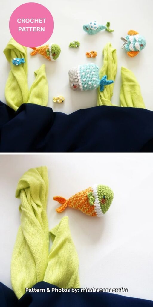 Whimsical Aquarium - Go Under The Sea With 12 Crochet Aquarium Patterns