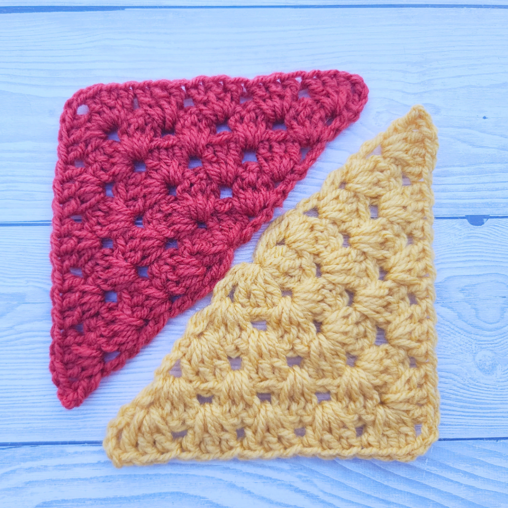 BLOG SWATCH 2 - Half Granny Square - Crafting Happiness