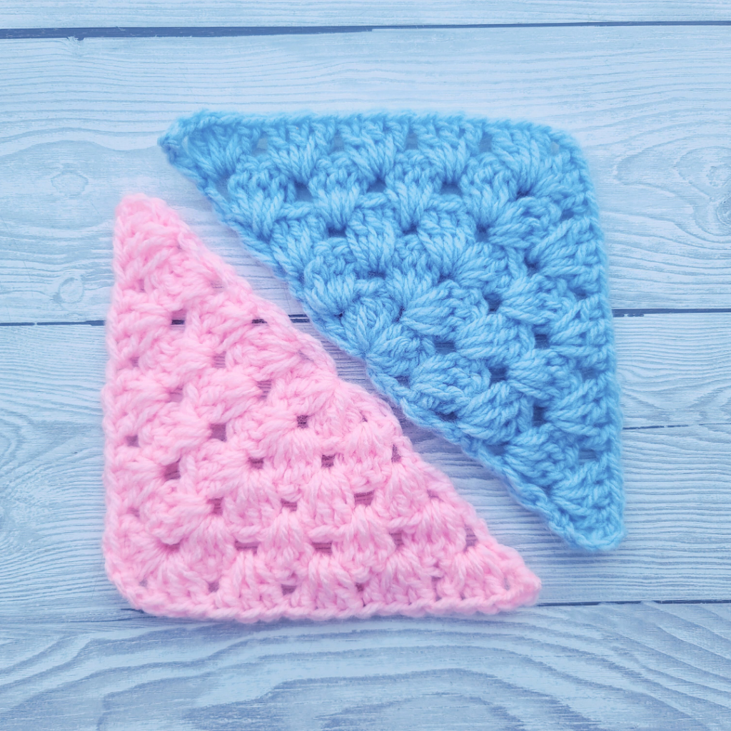 BLOG SWATCH 2 - Half Granny Square - Crafting Happiness