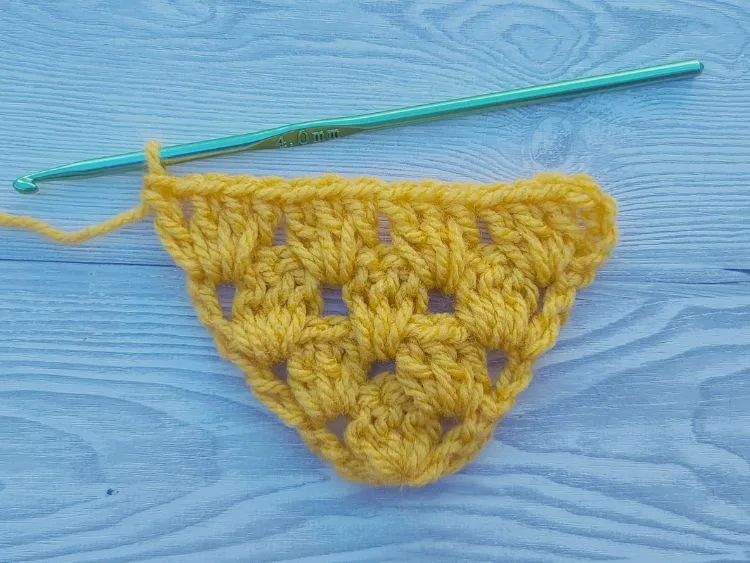WIP Photos 4 - Quarter Granny Square