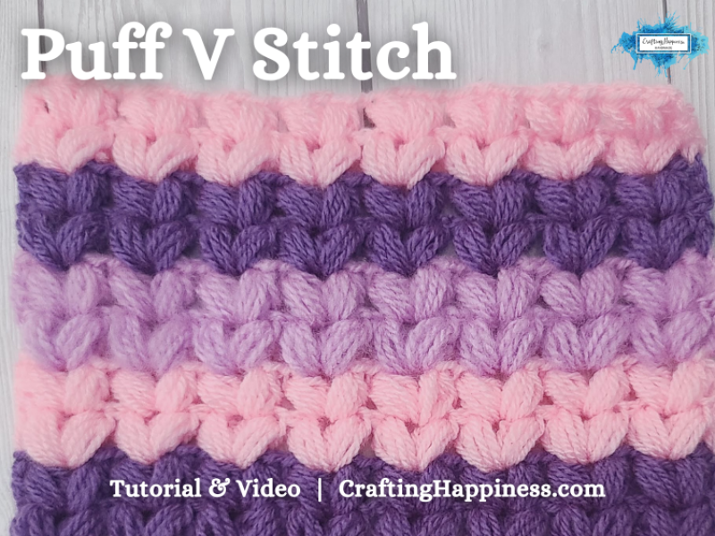BLOG PREVIEW POSTER - Puff V Stitch - Crafting Happiness