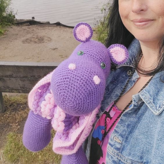 NEW BLOG PHOTO 4 - 3in1 Safari Hippo Baby Blanket Crochet Pattern - Crafting Happiness