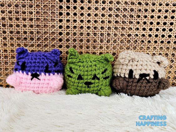 BLOG PHOTO 1 - No Sew Animals Crochet Pattern - Crafting Happiness