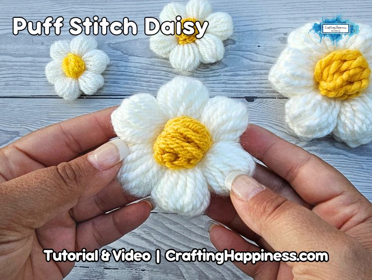 MAIN BLOG PHOTO - Puff Stitch Daisy