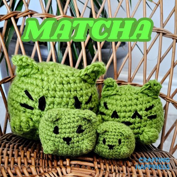 SQUARE BLOG PHOTO 1 - Matcha Cats & Dogs - No Sew Animals Crochet Pattern - Crafting Happiness