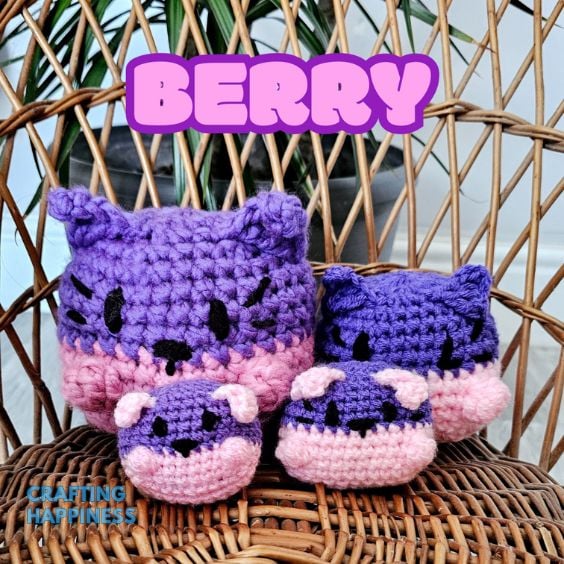 SQUARE BLOG PHOTO 2 - Latte Cats & Dogs - No Sew Animals Crochet Pattern - Crafting Happiness
