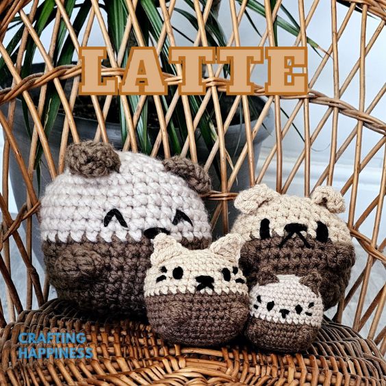SQUARE BLOG PHOTO 3 - Berry Cats & Dogs - No Sew Animals Crochet Pattern - Crafting Happiness
