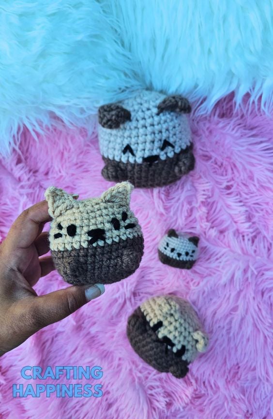 VERTICAL BLOG PHOTO 1 - No Sew Animals Crochet Pattern - Crafting Happiness (2)
