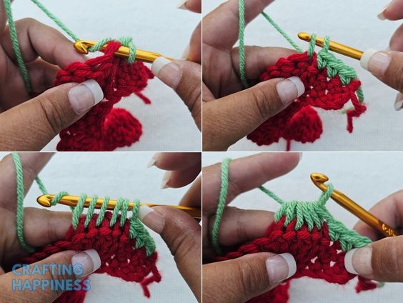 Special Stitches - How To Crochet A Single Crochet 5 Together (sc5tog) - Stitch Tutorial By Crafting Happiness