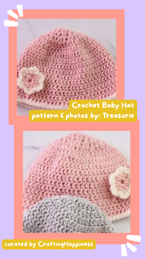 11 Crochet Baby Hat - Crafting Happiness